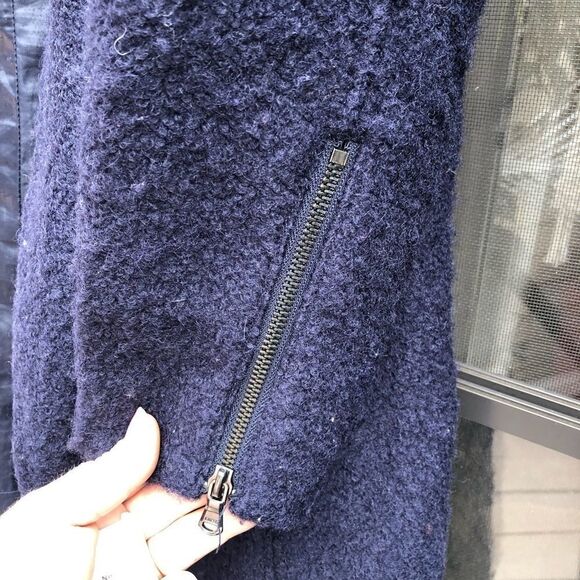 Guess wool Navy blue coat - Picture 2 of 10